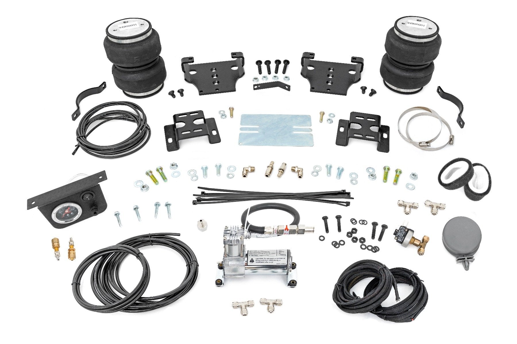 Rough Country | Suspension Air Spring | Air Spring Kit 0-6 Inch Lift without Onboard Air Comprsseor 01-10 Chevy/GMC 2500HD Rough Country | 10006