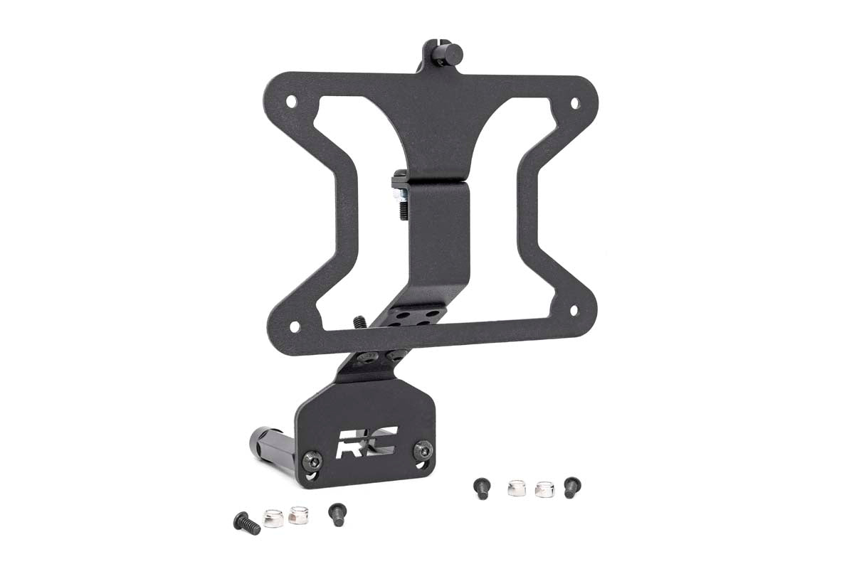 Rough Country | License Plate Bracket | Jeep License Plate Adapter 07-18 Wrangler JK / JK Unlimited Rough Country | 10541
