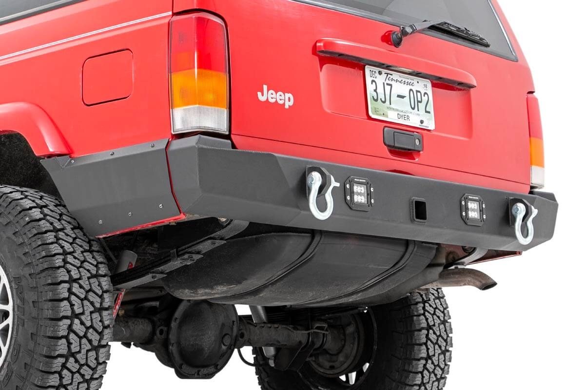 Rough Country | Quarter Panel Armor | Jeep Rear Lower Quarter Panel Armor for Factory Flare 97-01 Cherokee XJ Rough Country | 10571