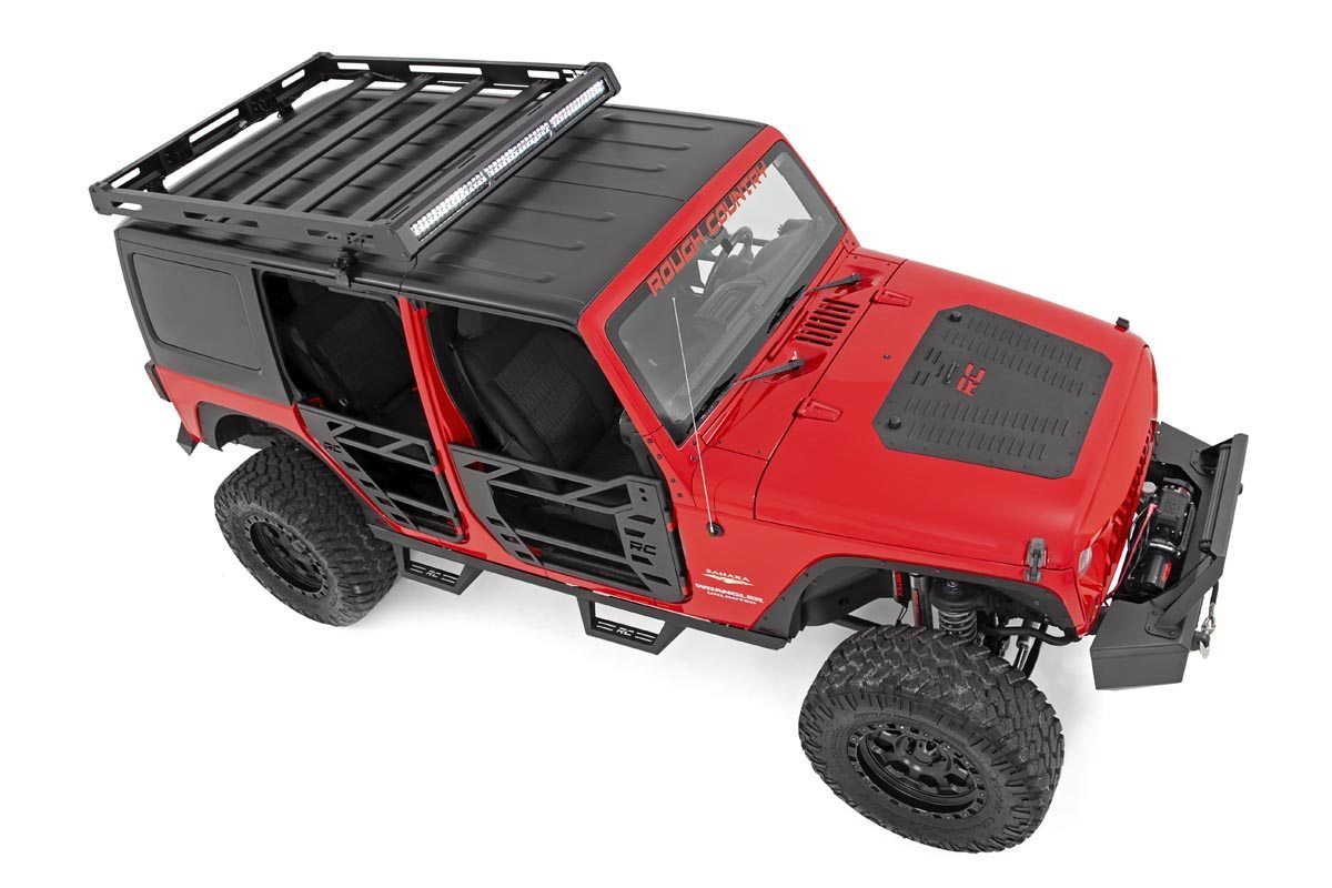 Rough Country | Tube Doors|Doors|Body & Frame|Exterior Parts & Car Care | Jeep Front Steel Tube Doors 07-18 Wrangler JK Rough Country | 10586