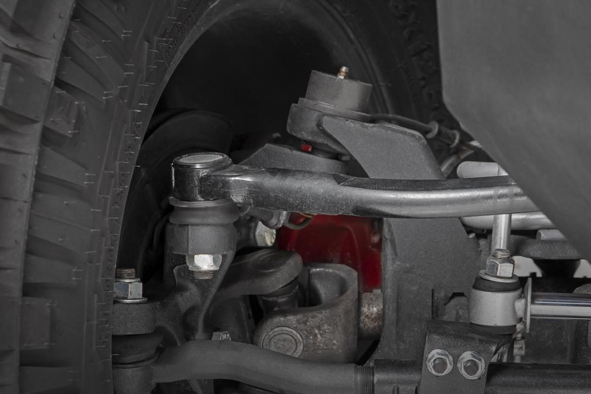 Rough Country | Steering Drag Link | Jeep High Steer Drag Link Kit 07-18 Wrangler JK Rough Country | 10600