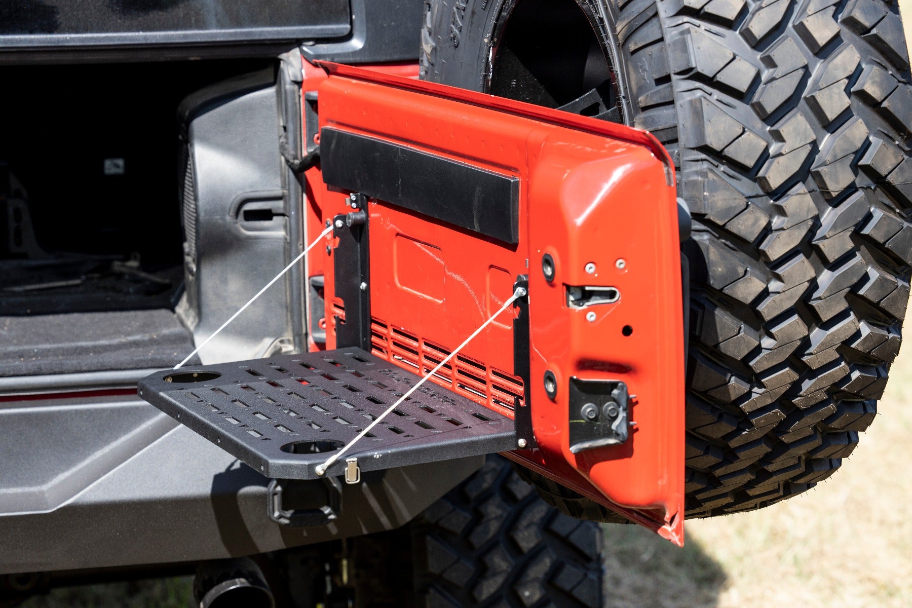 Rough Country | Tailgate Table | Jeep Tailgate Table Folding For 07-18 Wrangler JK Rough Country | 10630