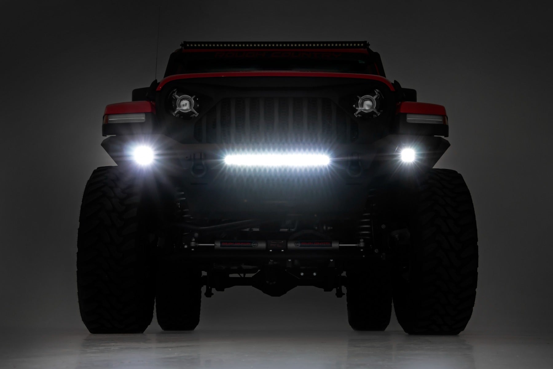 Rough Country | Front Bumpers | Front Bumper Skid Plate 20-Up Jeep Gladiator JT/18-22 Wrangler JL Rough Country | 10635