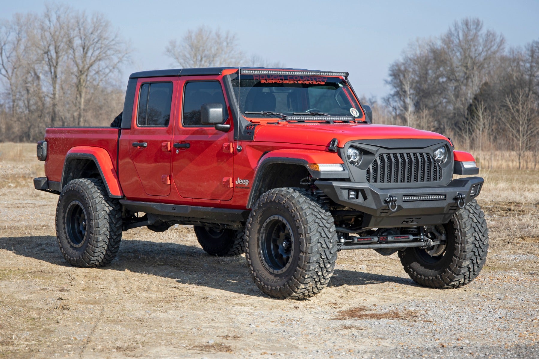 Rough Country | Front Bumpers | Front Bumper Skid Plate 20-Up Jeep Gladiator JT/18-22 Wrangler JL Rough Country | 10635