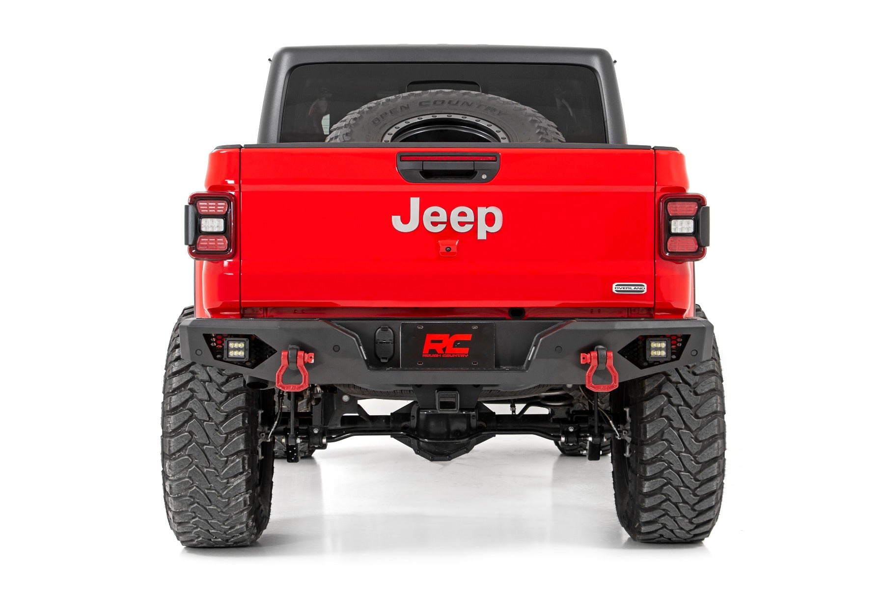 Rough Country | Rear Bumpers | Jeep Heavy-Duty Rear LED Bumper For 20- Up Gladiator Rough Country | 10646