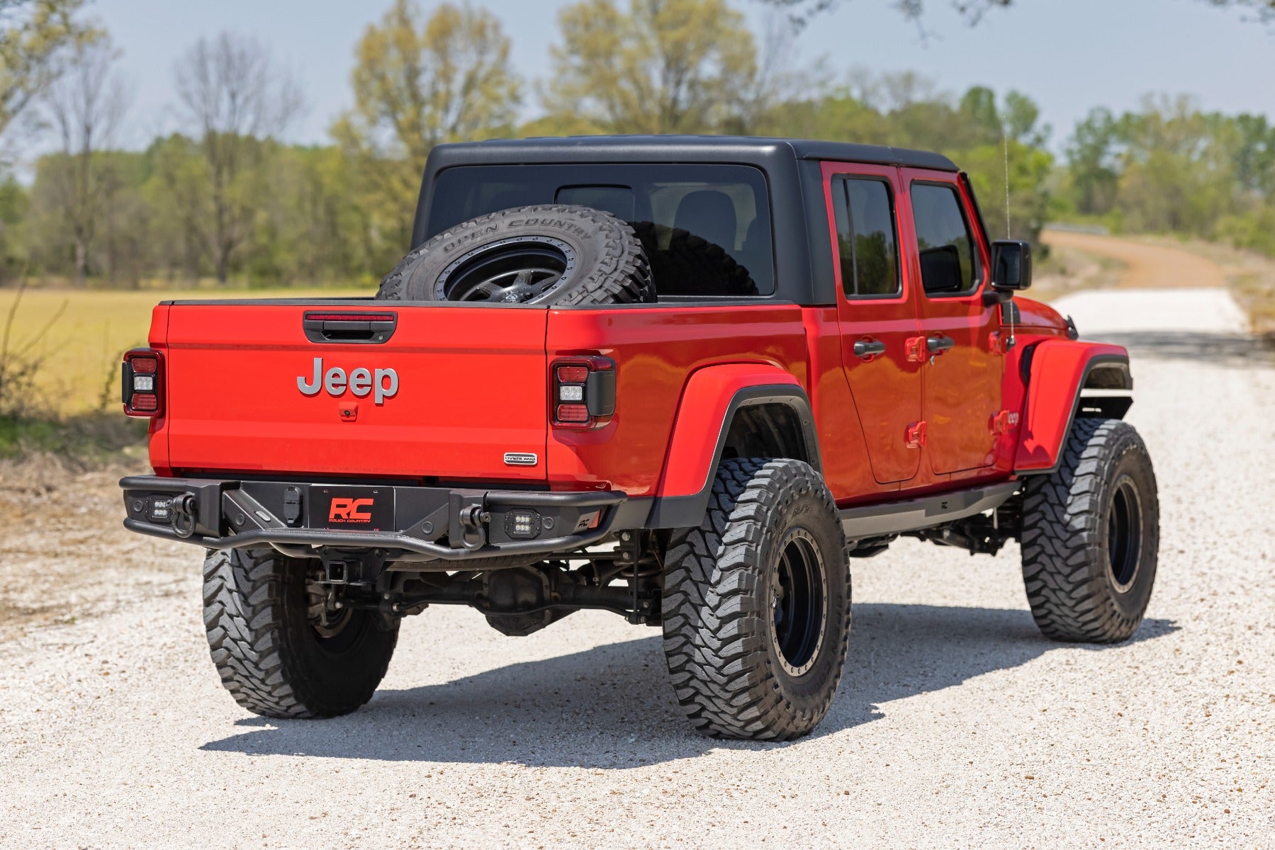 Rough Country | Rear Bumpers | Rear Bumper Tubular 20-24 Jeep Gladiator JT 4WD Rough Country | 10650