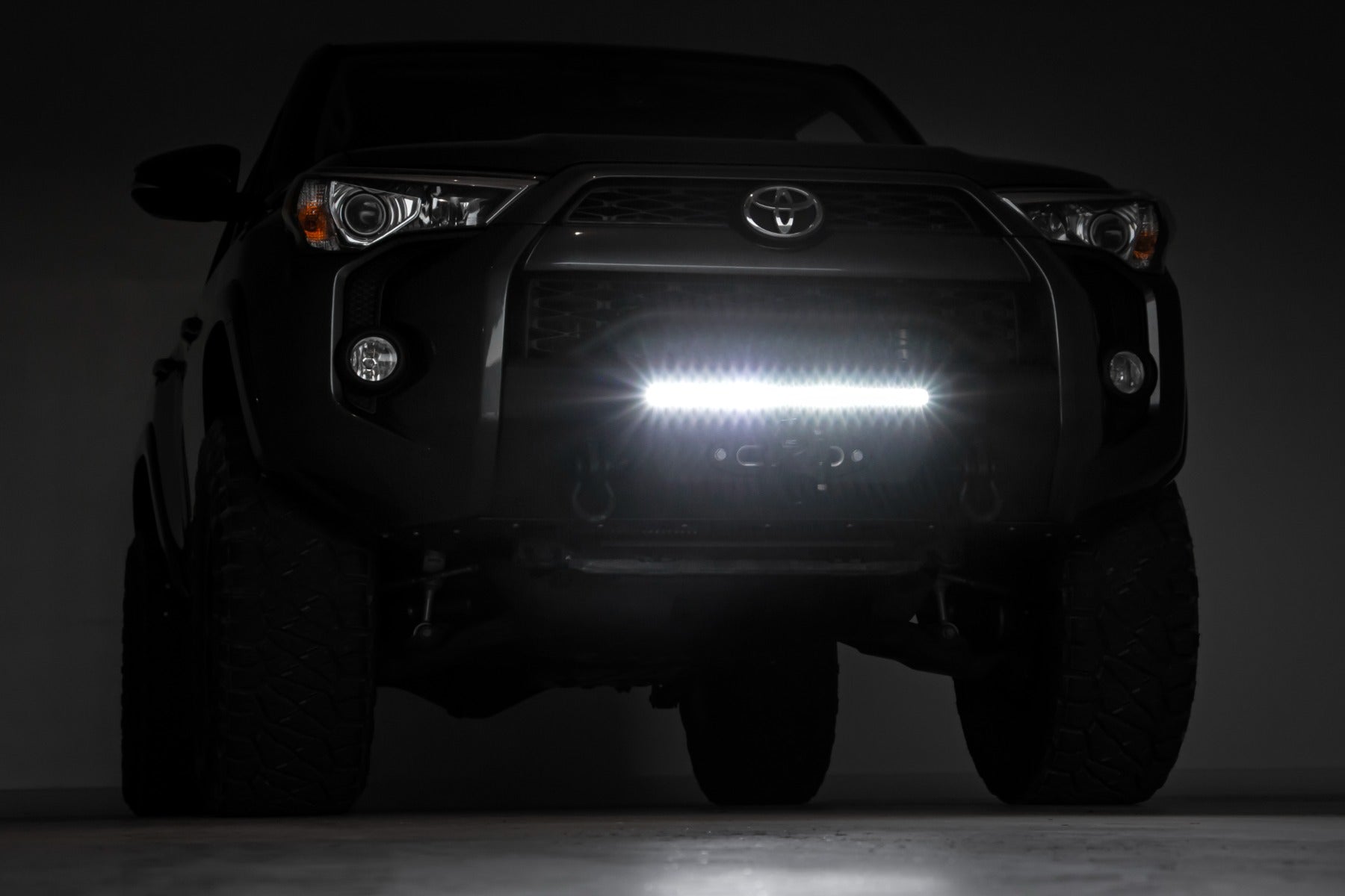 Rough Country | Front Bumpers | Front Bumper Hybrid with 20 Inch LED Light Bar 14-Up Toyota 4Runner 2WD/4WD Rough Country | 10744