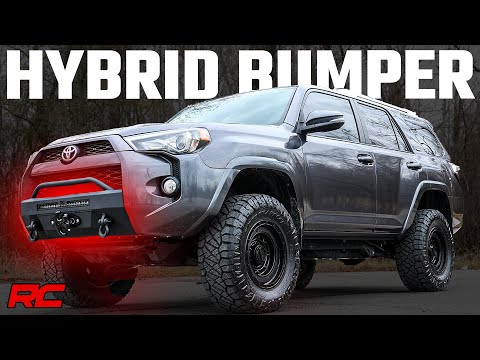 Rough Country | Front Bumpers | Front Bumper Hybrid with 20 Inch LED DRL Light Bar 14-Up Toyota 4Runner 2WD/4WD Rough Country | 10745