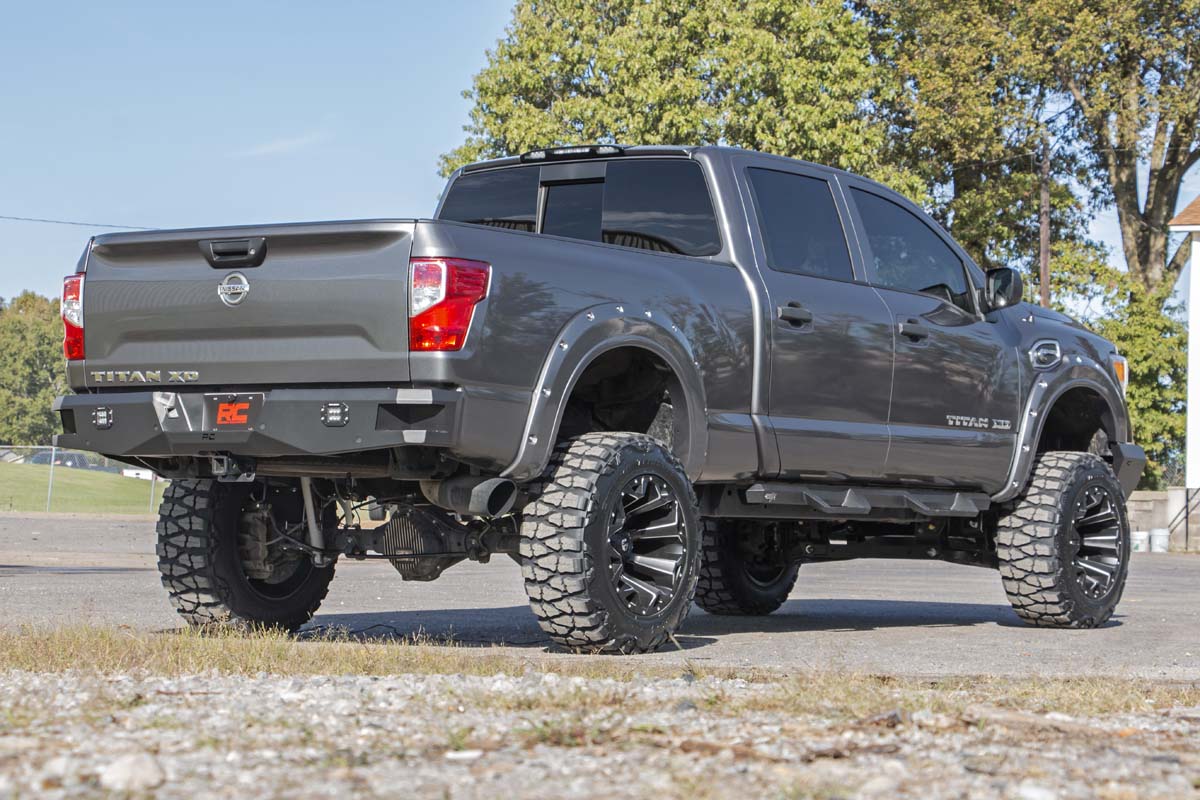 Rough Country | Rear Bumpers | Nissan Heavy-Duty Rear LED Bumper 16-20 Titan XD Rough Country | 10781