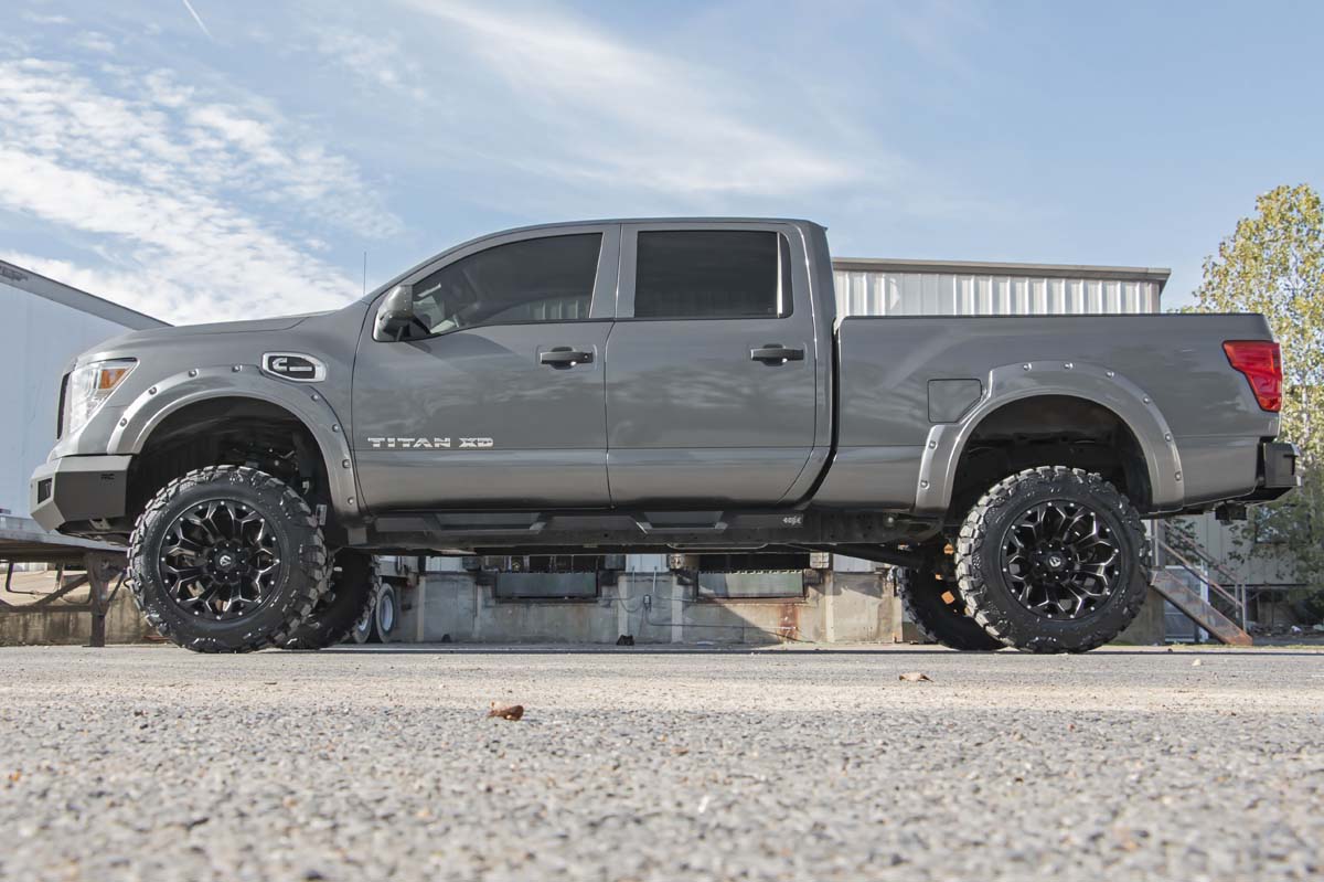 Rough Country | Rear Bumpers | Nissan Heavy-Duty Rear LED Bumper 16-20 Titan XD Rough Country | 10781