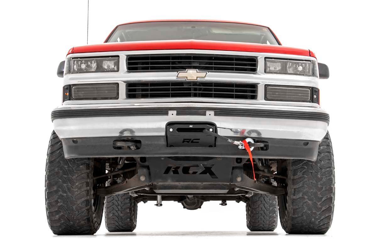 Rough Country | Winch Mount Plate | GM Hidden Winch Mounting Plate 88-98 1500 Pickup and 95-99 Tahoe Rough Country | 11008
