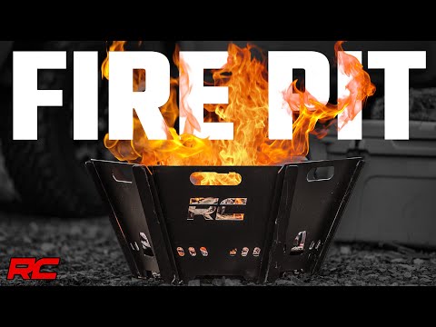 Rough Country | Fire Pit | Overland Collapsible Fire Pit w/Carry Bag Rough Country | 117513a