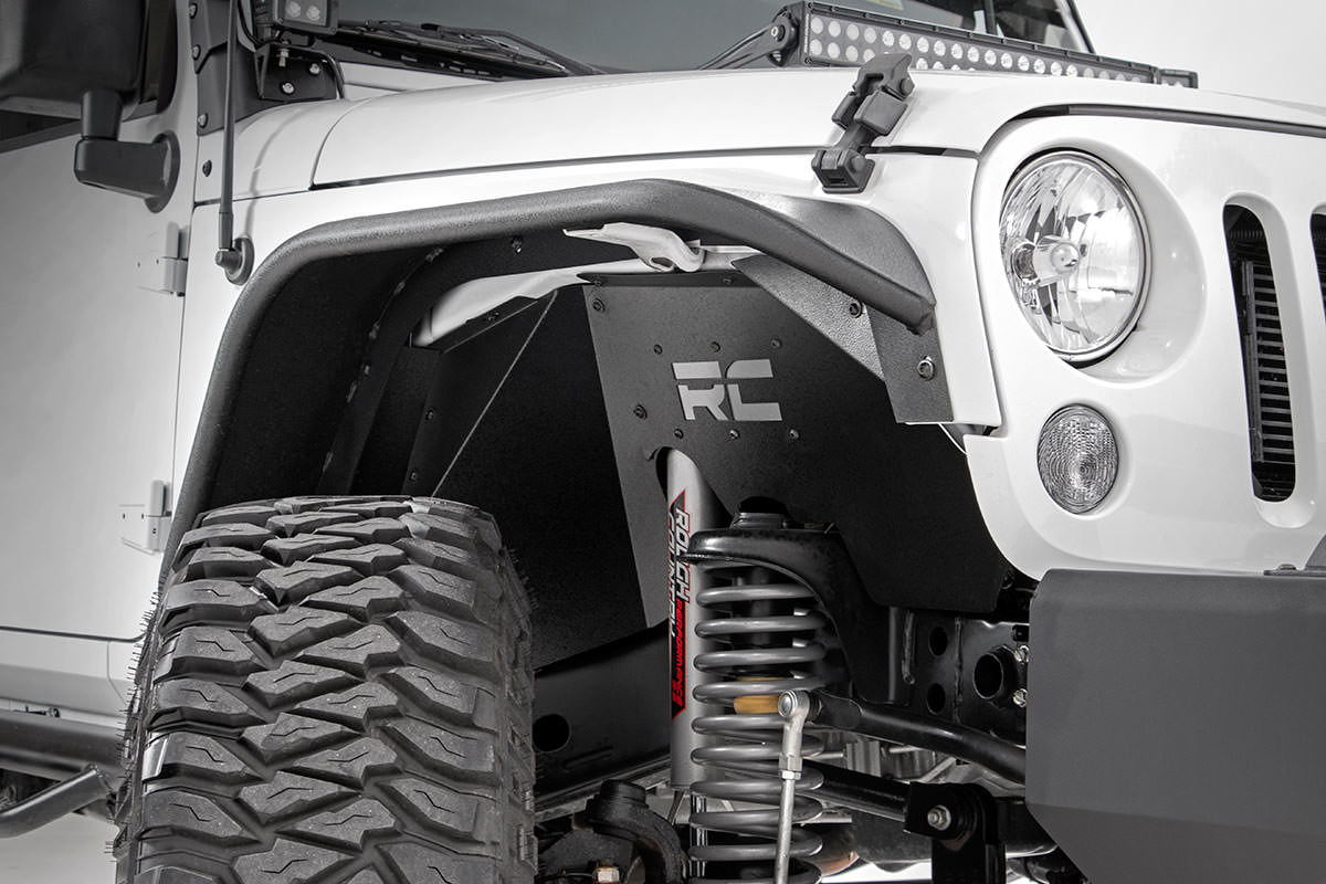 Rough Country | Inner Fender Kit | Jeep Front Inner Fenders 07-18 Wrangler JK Rough Country | 1195