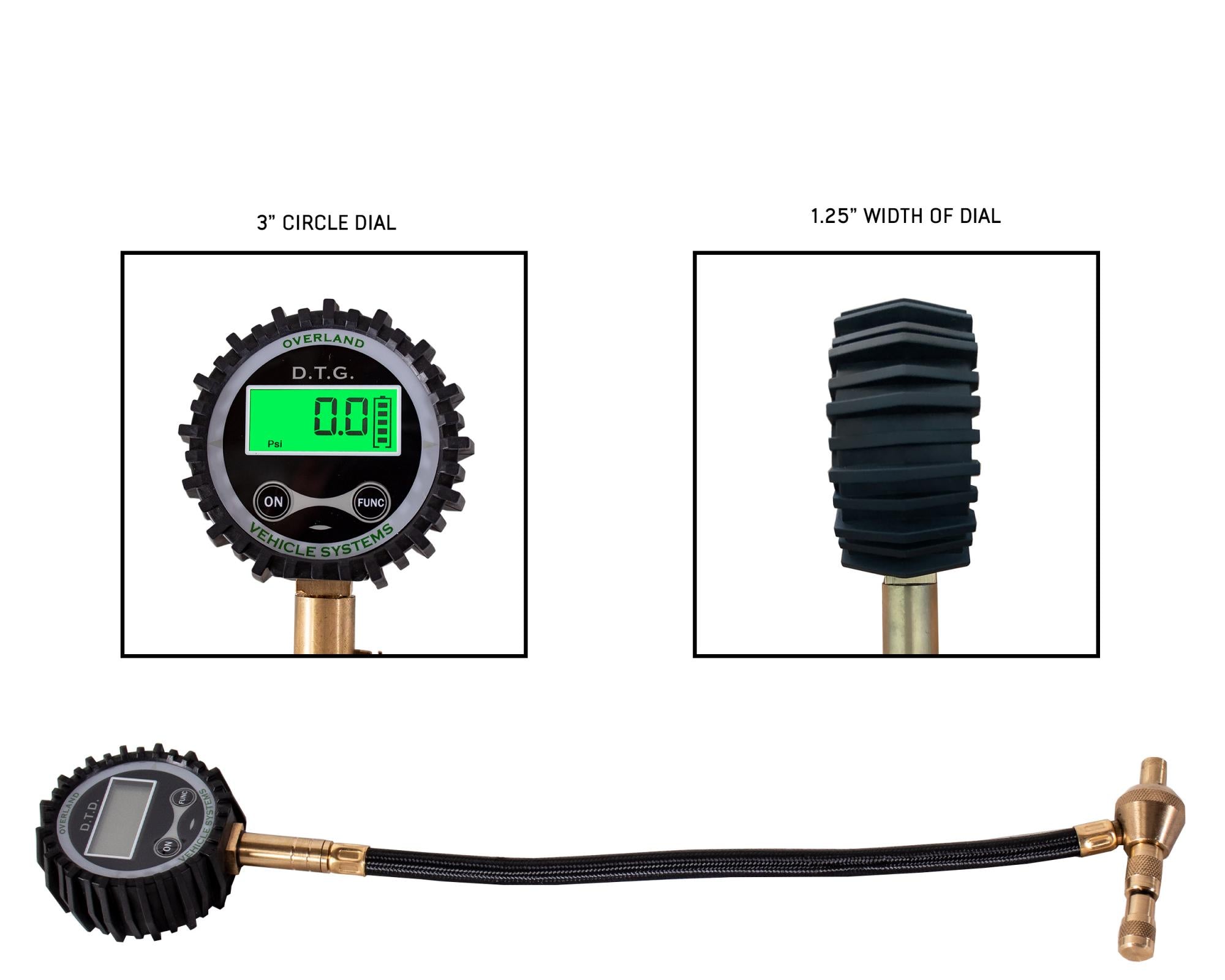 Up Down Air | Tire Deflator | Digital Tire Deflator with Valve Kit & Storage Bag Up Down Air | 12020001