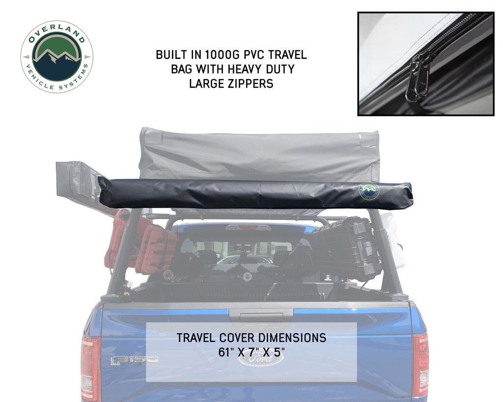 OVS | Portable Awning | Nomadic Awning 4.5 The Perfect 4.5 Awning with Black Cover Overland Vehicle Systems | 18039909
