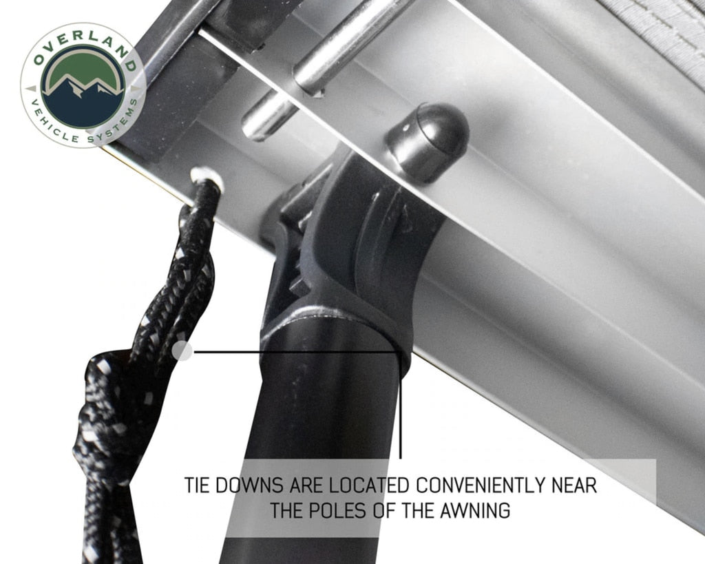 OVS | Portable Awning | Nomadic Awning 2.0 - 6.5' with Black Cover Overland Vehicle Systems | 18049909