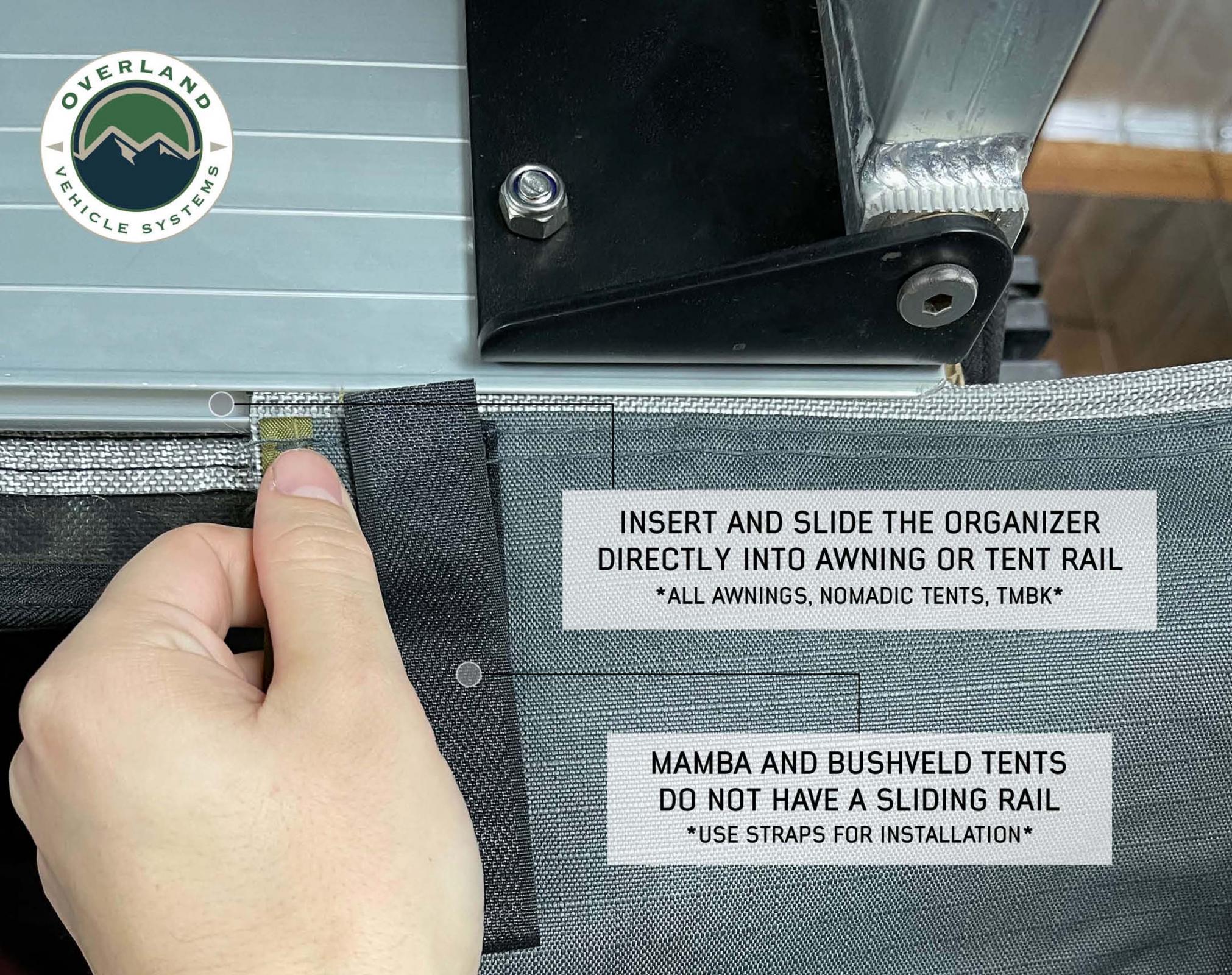 OVS | Roof Top Tent | 270 180 Tent & Awning Organizer Storage Solution Overland Vehicle Systems | 18089911