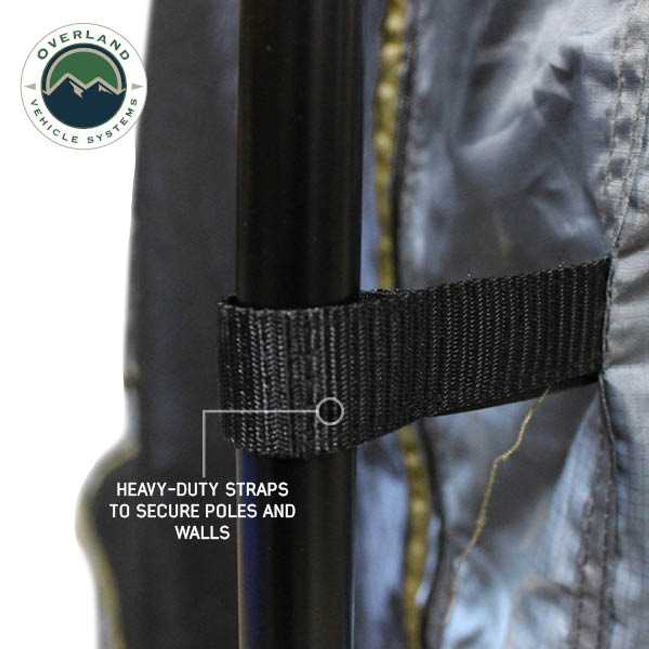 OVS | Tent Annex Room | HD Nomadic 2.0 Awning Room Enclosure, Grey Body, Green Trim (4 Walls and Floor) | 18089920