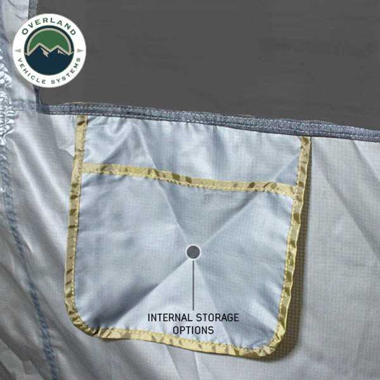 OVS | Tent Annex Room | HD Nomadic 2.0 Awning Room Enclosure, Grey Body, Green Trim (4 Walls and Floor) | 18089920