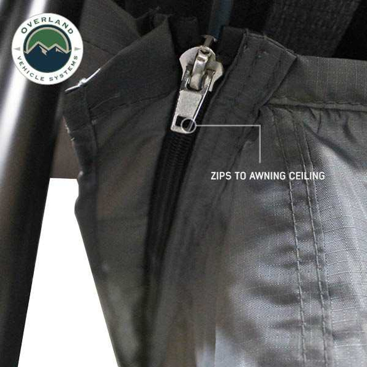 OVS | Tent Annex Room | HD Nomadic 2.0 Awning Room Enclosure, Grey Body, Green Trim (4 Walls and Floor) | 18089920