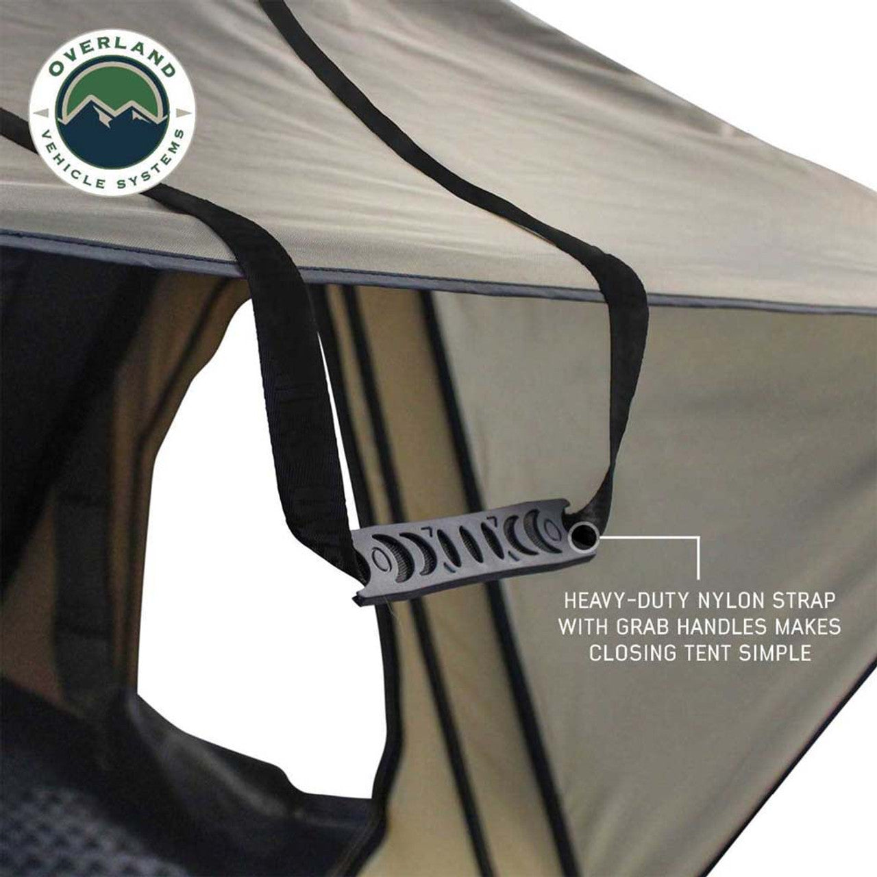 OVS | Tent Annex Room | LD TMON Clamshell Aluminum Hard Shell Roof Top Tent - 2 Person Capacity, Tan Body & Green Rainfly | 18119935
