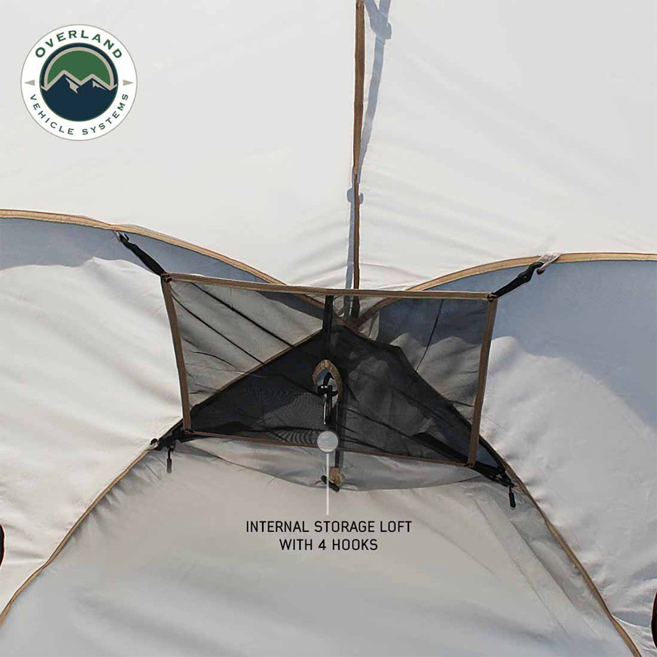 OVS | Tent | LD TACT - Bed Tent Full Size 6.5 Foot, Tan Body and Green Rainfly Overland Vehicle Systems | 18252542