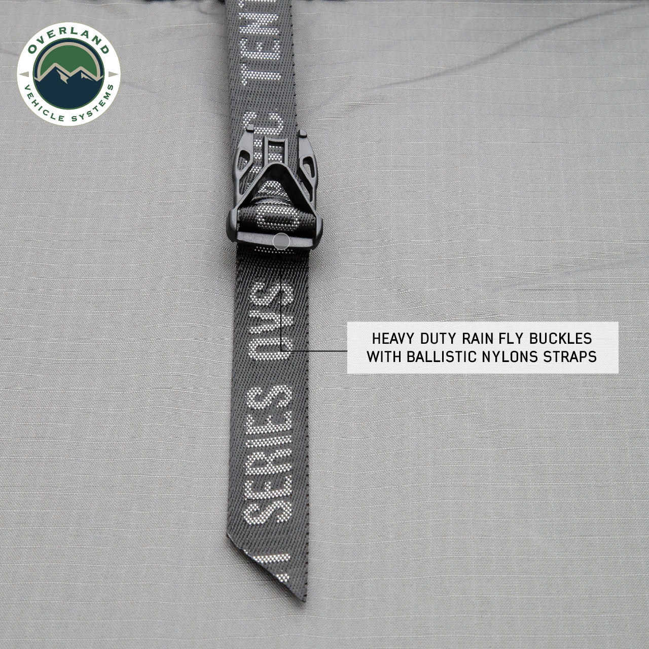 OVS | Roof Top Tent | HD Nomadic 4 Extended Soft Shell Roof Top Tent, Grey Body & Green Rainfly | 18349936