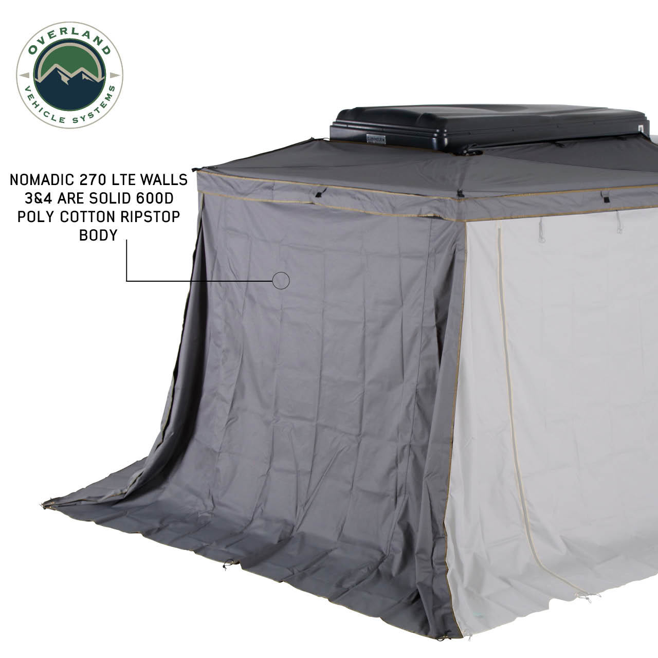 OVS | Tent Annex Room | HD Nomadic 270 LTE Awning Walls 3 & 4 - Passenger Side | 18359909