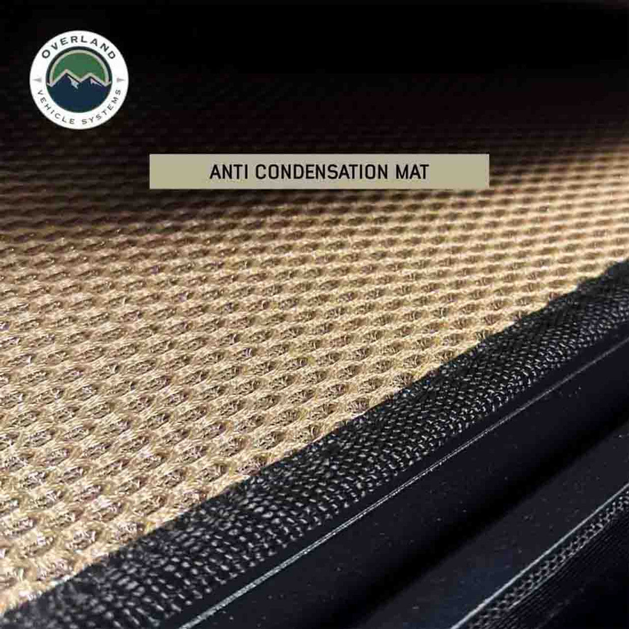 OVS | Roof Top Tent | HD Bundu 2 - Hard Shell Roof Top Tent, 2 Person, Grey Body and Black Rainfly Overland Vehicle Systems | 18389902