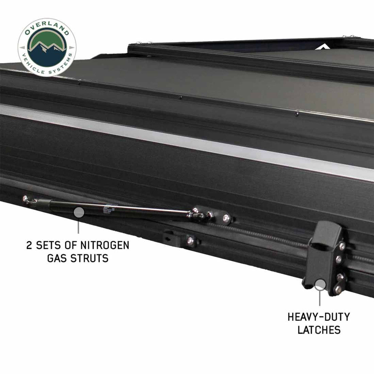 OVS | Roof Top Tent | XD Everest Cantilever Aluminum Hard Shell Roof Top Tent, Blue Body & Black Rainfly | 18489902