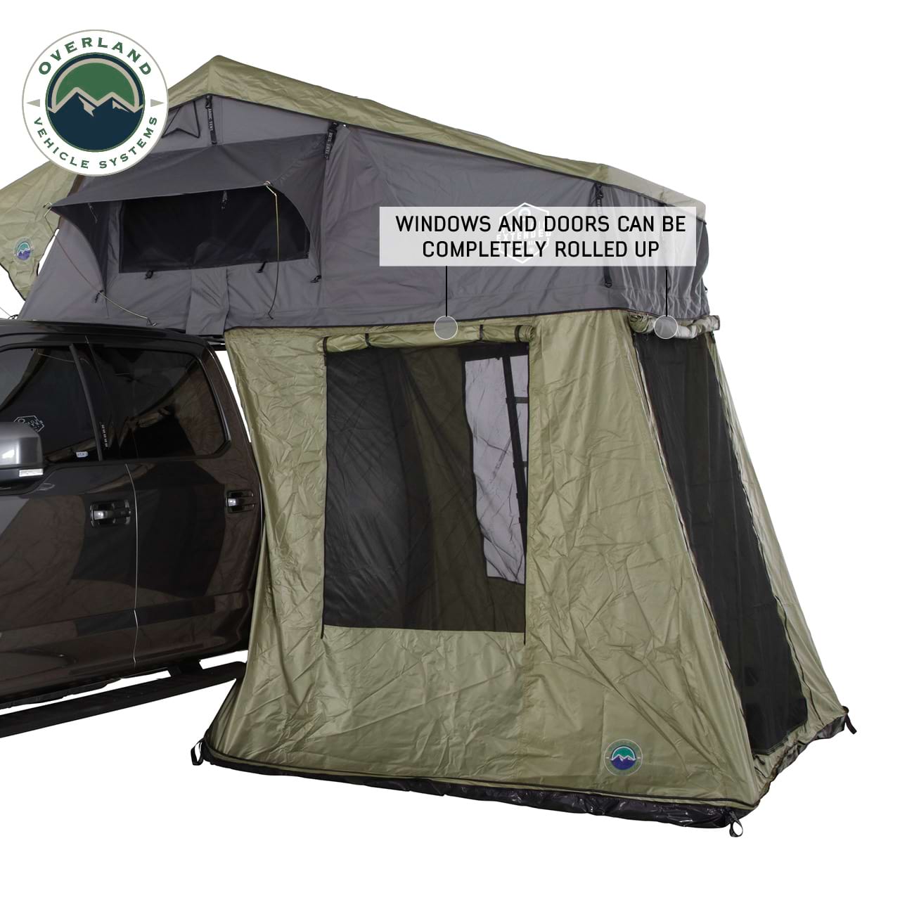 OVS | Tent Annex Room | HD Nomadic 2 Roof Top Tent Annex Green Base With Black Floor & Travel Cover | 18529936