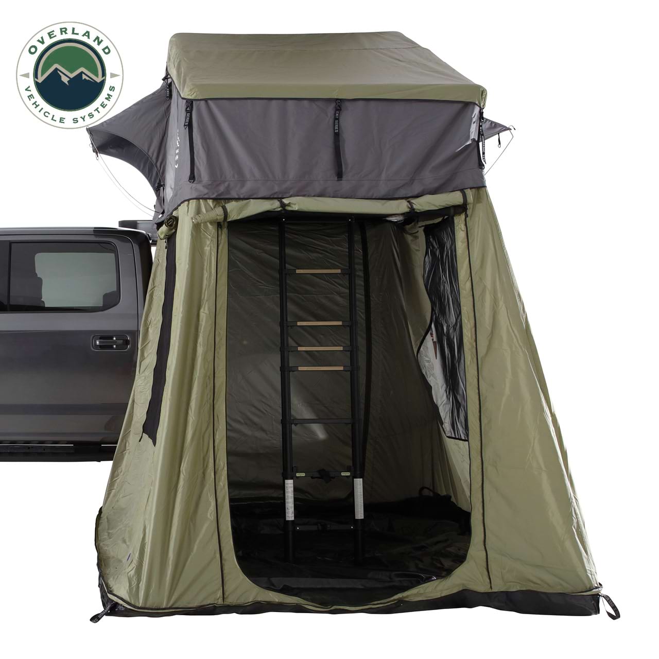 OVS | Tent Annex Room | HD Nomadic 4 Roof Top Tent Annex Green Base With Black Floor & Travel Cover | 18549936