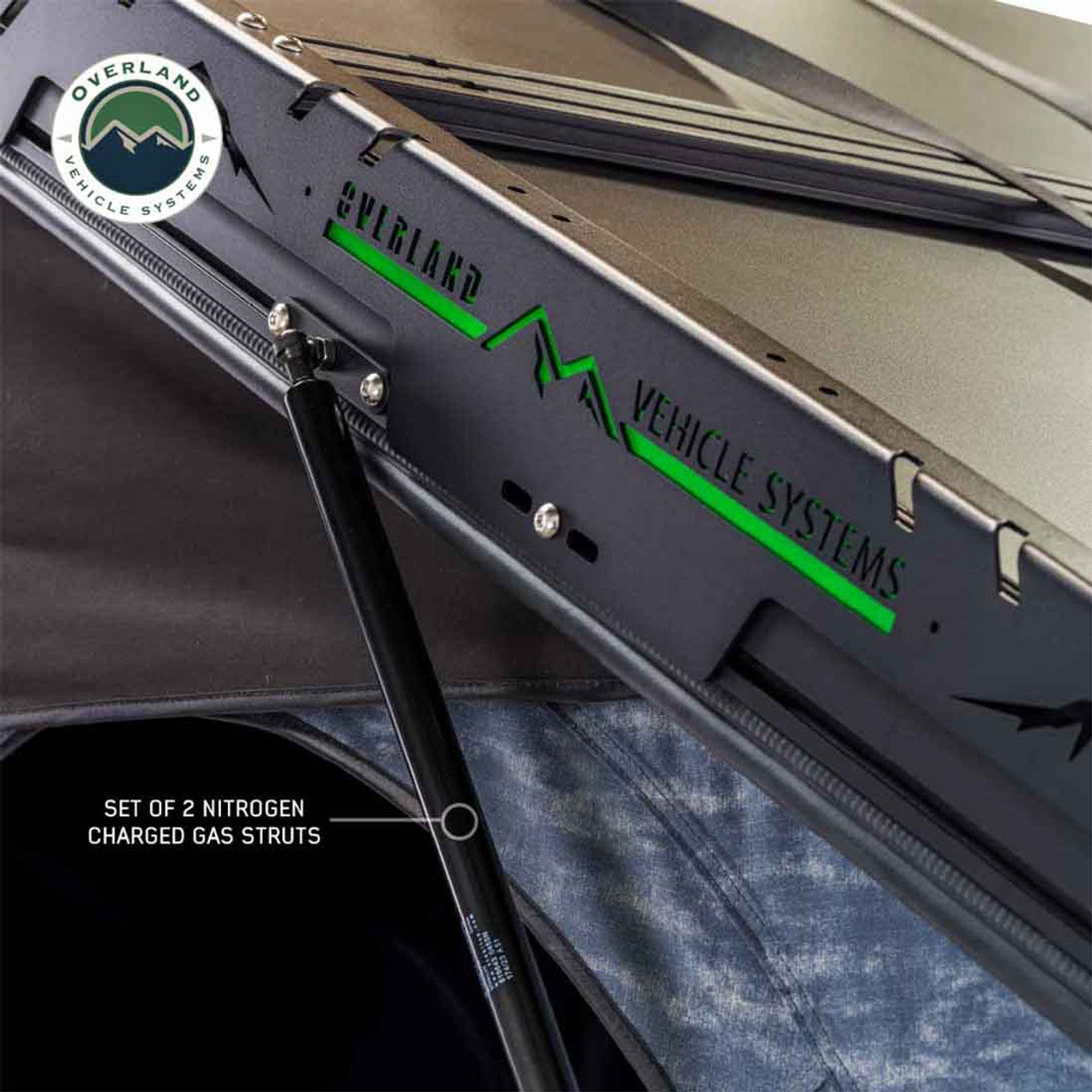 OVS | Roof Top Tent | XD Lhotse Clam Shell Aluminum Hard Shell Roof Top Tent, Blue Body & Black Rainfly | 18589902