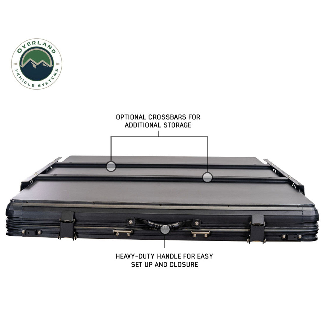 OVS | Roof Top Tent | XD Lhotse Clam Shell Aluminum Hard Shell Roof Top Tent, Blue Body & Black Rainfly | 18589902