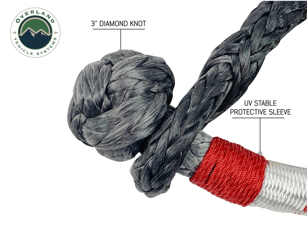 OVS | Soft Shackle | Combo Kit Soft Shackle 7/16" 41,000 lb. and Recovery Ring 4.0" 41,000 lb. | 19-4716