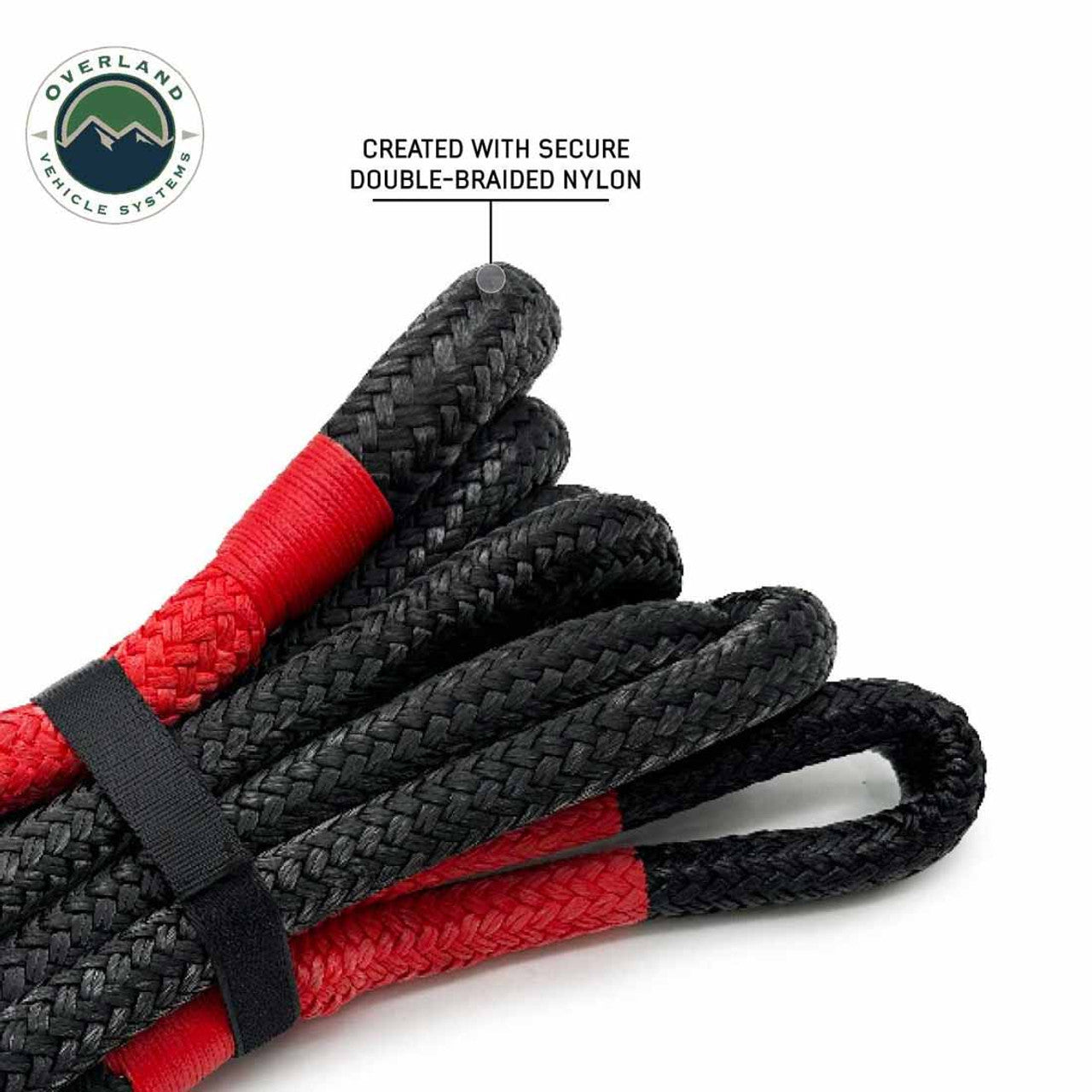 OVS | Recovery Rope | Brute Kinetic Recovery Rope 1 1/2 Inch x 30 Foot With Storage Bag Overland Vehicle Systems | 19009922