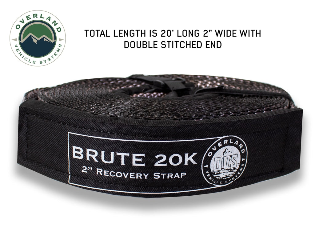 OVS | Tow Strap | Tow Strap 2" x 30' 20,000 LB. Gray W/ Black Ends | 19059916