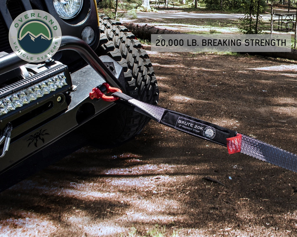 OVS | Tow Strap | Tow Strap 2" x 30' 20,000 LB. Gray W/ Black Ends | 19059916