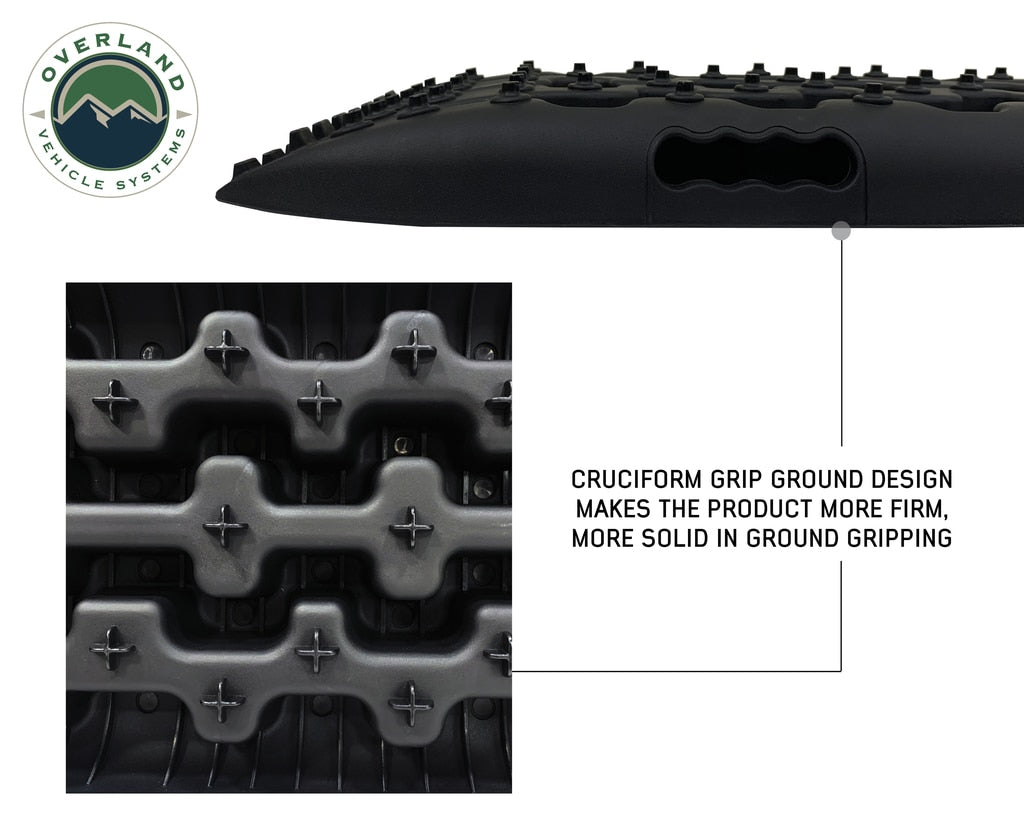 OVS | Element Ramps | Recovery Ramps for 4WDs Gray/Black Universal + Storage Bag Overland Vehicle Systems | 19169910