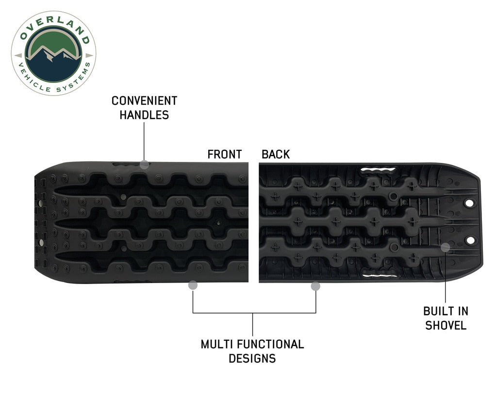 OVS | Element Ramps | Recovery Ramps for 4WDs Gray/Black Universal + Storage Bag Overland Vehicle Systems | 19169910