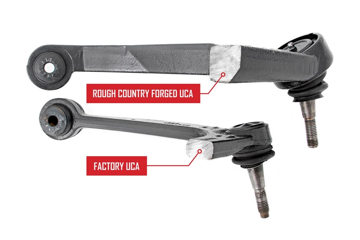 Rough Country | Suspension Control Arm | Forged Upper Control Arms 07-16 Silverado/Sierra 1500/SUV Rough Country | 19401A