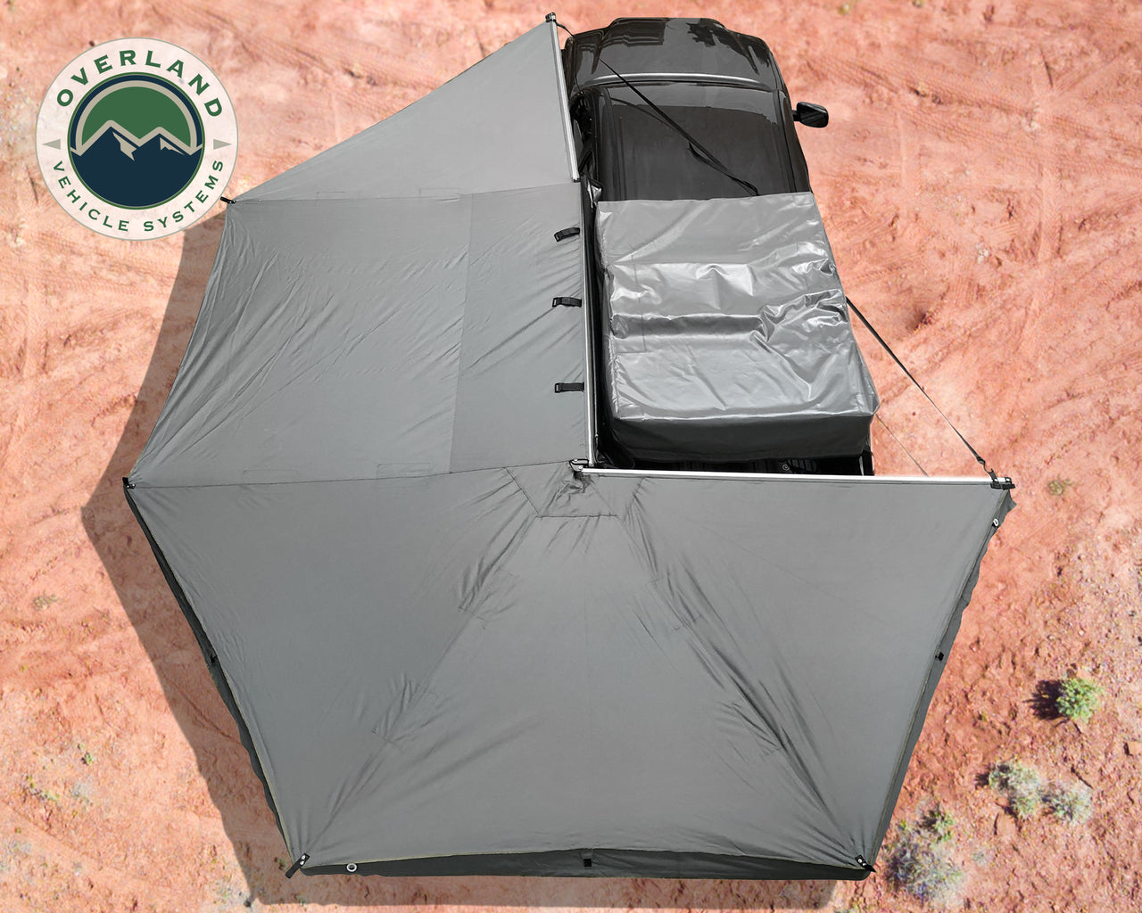 OVS | Roof Top Tent | HD Nomadic 270 Degree Driver Side Awning with Bracket Kit for Mid - High Roofline Vans | 19519908