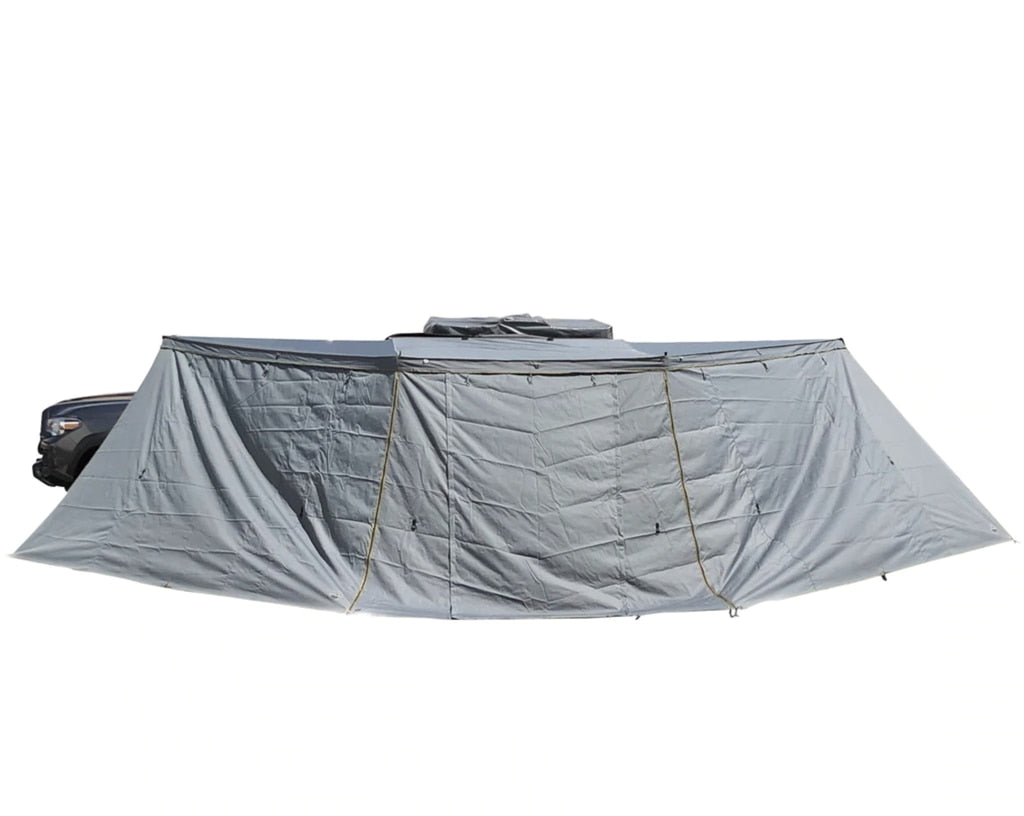 OVS | Portable Awning | Nomadic Awning 270 Degree - Passenger Side Dark Gray Awning Overland Vehicle Systems | 19529907