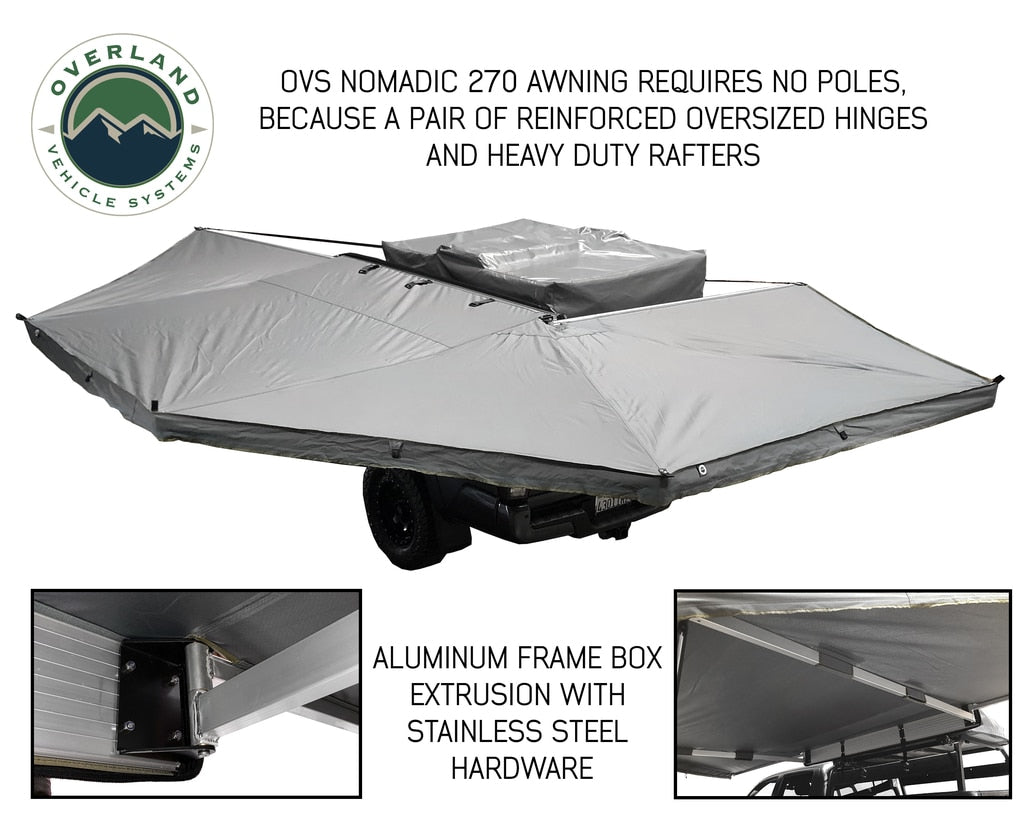 OVS | Portable Awning | Nomadic Awning 270 Awning with Walls - Driver side Overland Vehicle Systems | 19539907
