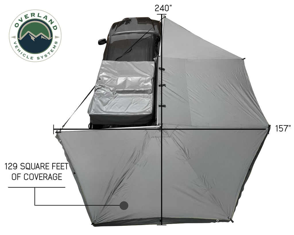 OVS | Portable Awning | Nomadic Awning 270 Awning with Walls Passenger Overland Vehicle Systems | 19549907