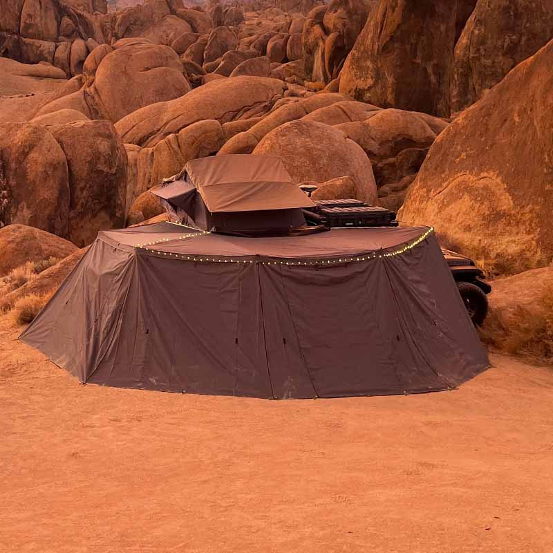 OVS | Roof Top Tent | HD Nomadic 270 Degree Awning Wall 3 Piece Kit - Passenger Side | 19549908