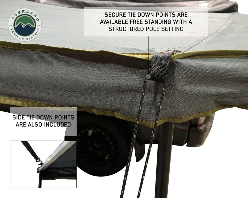 OVS | Portable Awning | 270 Degree Awning Free Standing - Nomadic 270 LT - Dark Gray Overland Vehicle Systems | 19559907