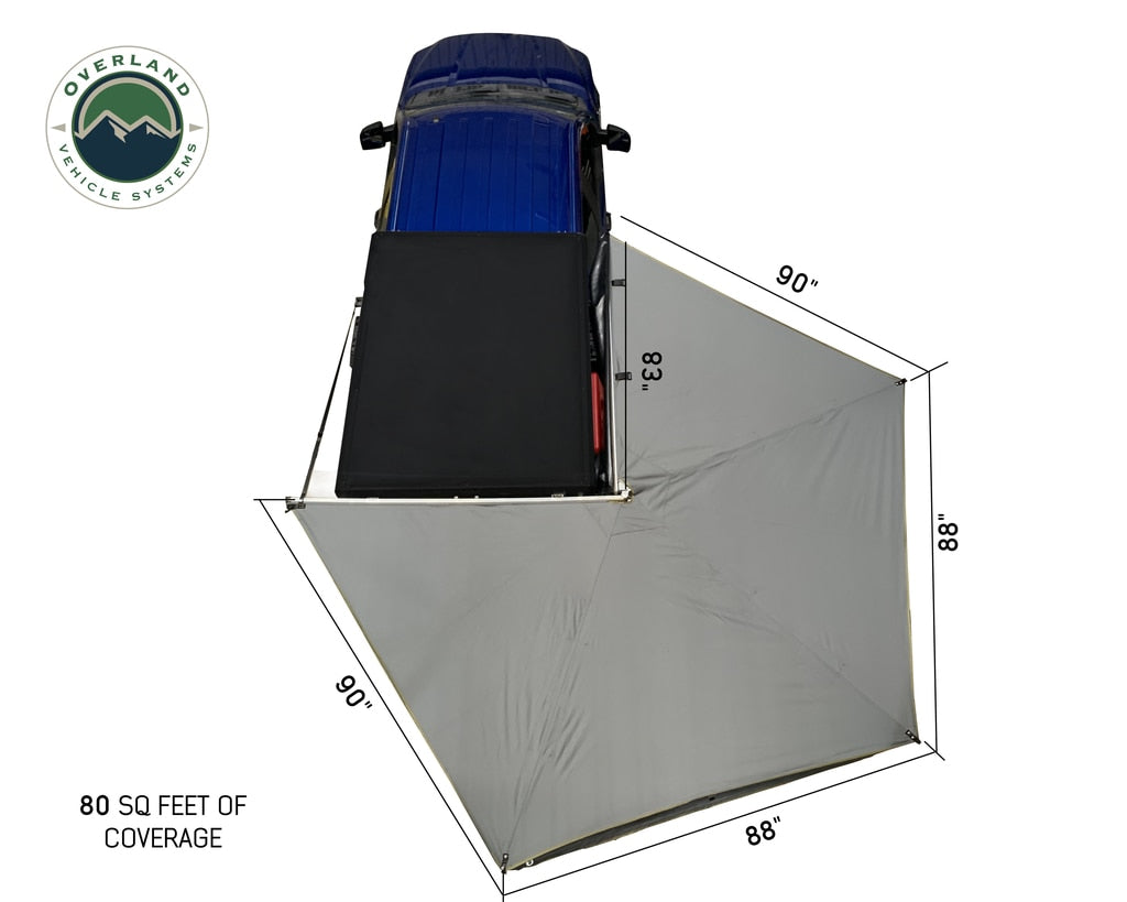 OVS | Portable Awning | 270 LT Awning - Passenger Side 270 degree awning Overland Vehicle Systems | 19569907