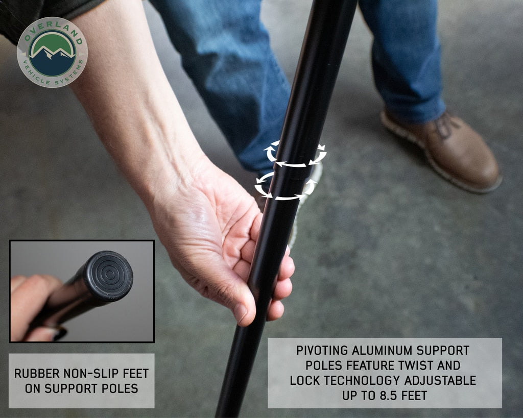 OVS | Portable Awning | 270 LT Awning - Passenger Side 270 degree awning Overland Vehicle Systems | 19569907