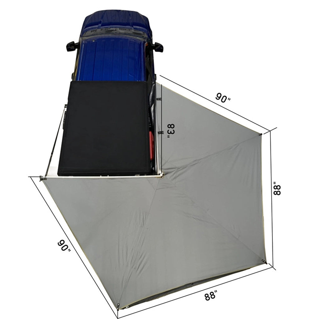 OVS | Roof Top Tent | HD Nomadic 270 LT Awning & Wall 1, 2, & Mounting Brackets - Passenger Side | 19589907